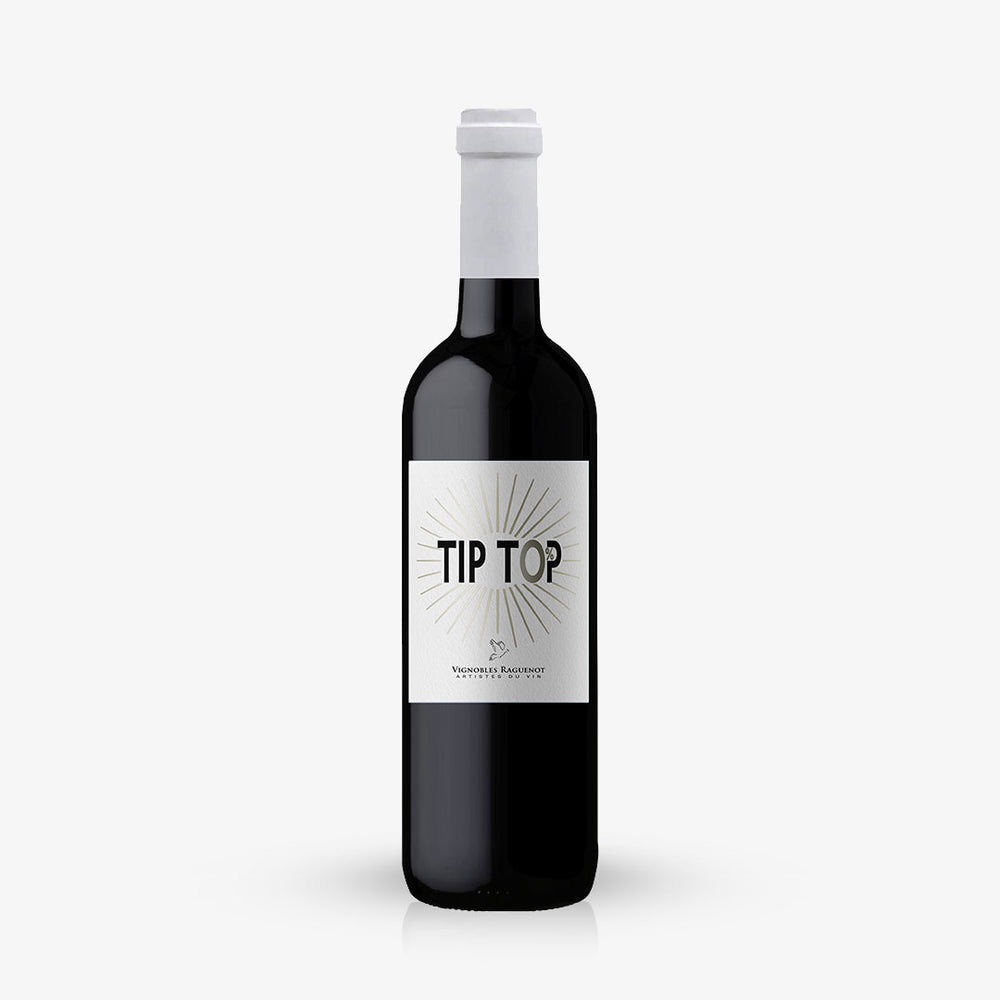 TIP TOP ROUGE: une cuvée typée "Bordeaux-Blend" sans alcool!